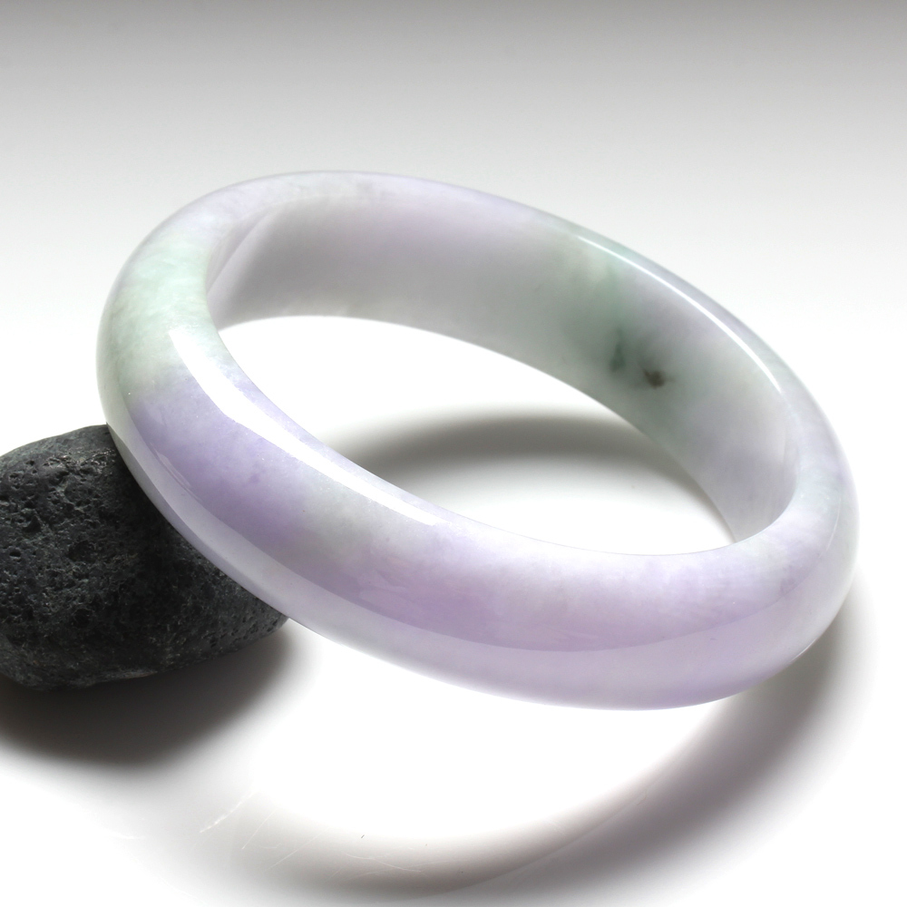 【雅紅珠寶】天然春帶彩翡翠手鐲-#18.5-彩霞雲裳