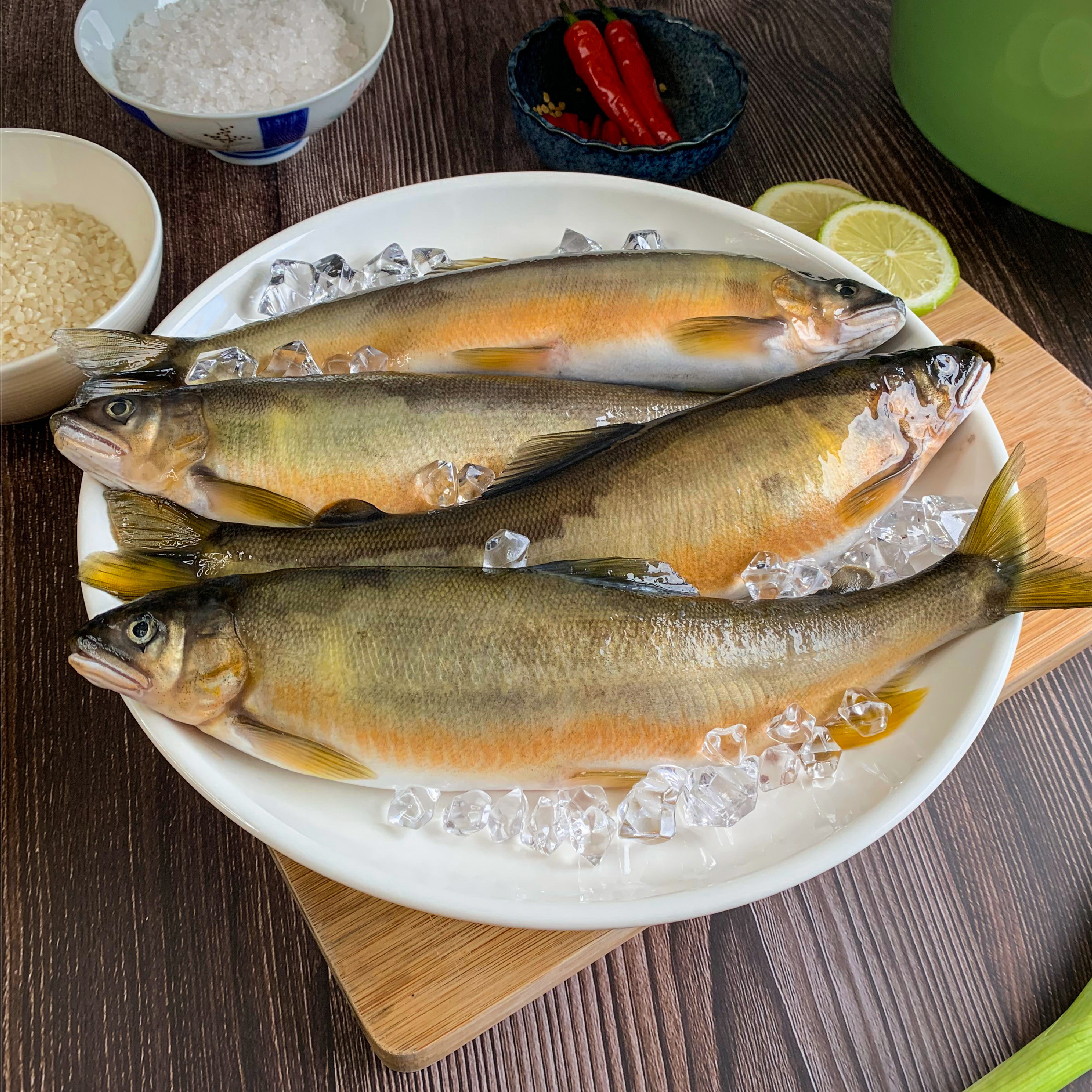 【富春抱卵母香魚-大】真空2尾入