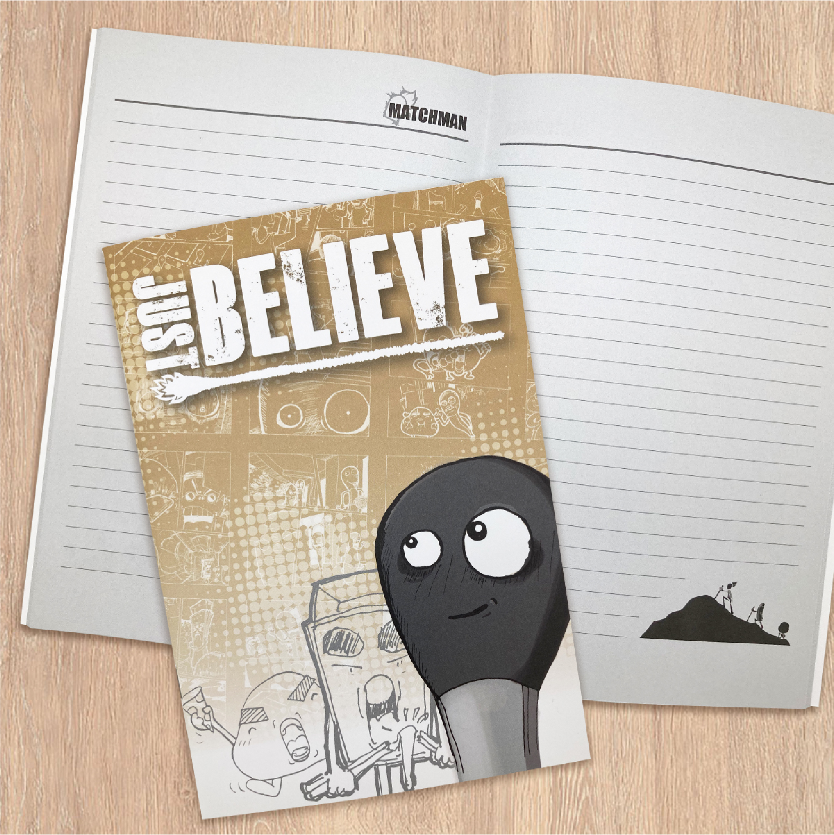火柴人文儀用品｜A5 Note Book 筆記簿