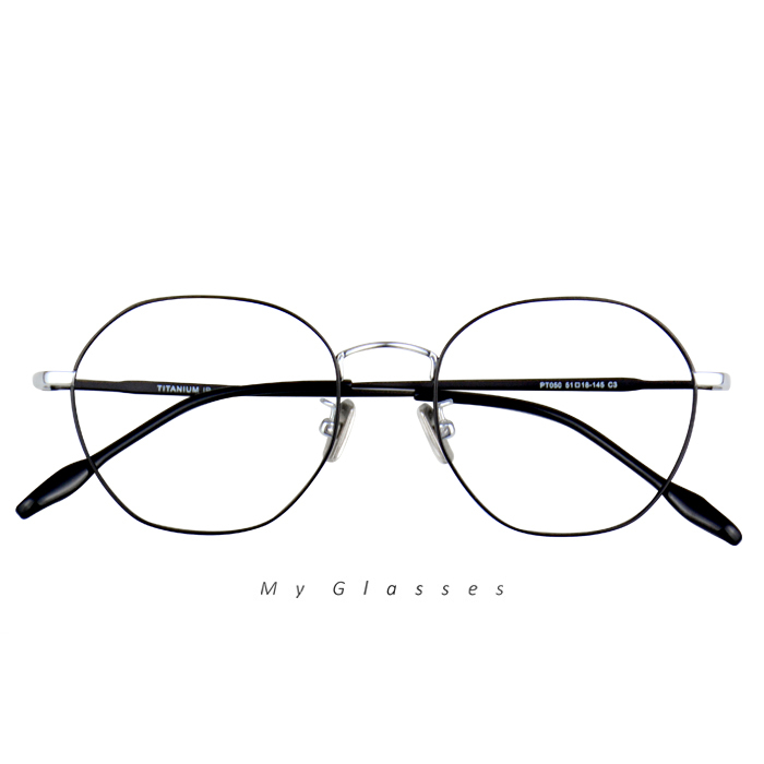 T17純鈦多邊圓框