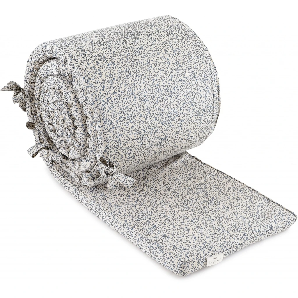 BED BUMPER - BLUE BLOSSOM MIST