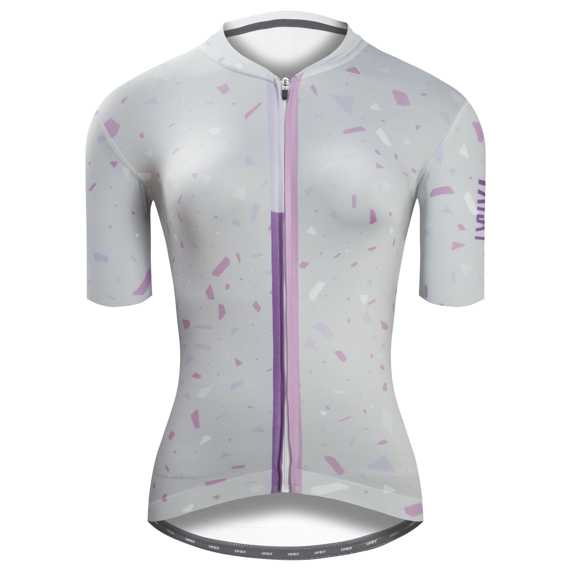 女款空力短車衣 帕維亞 螢光灰