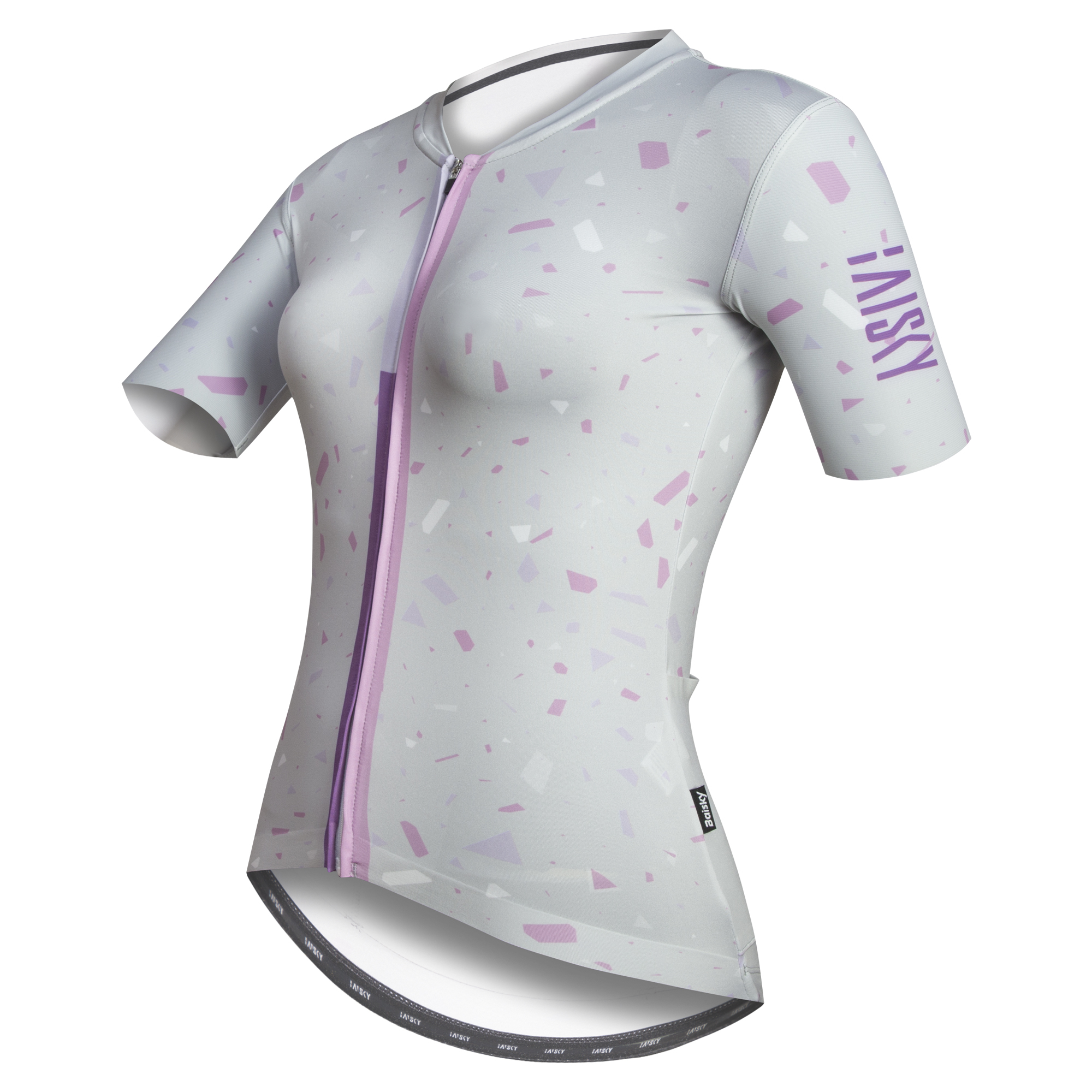 女款空力短車衣 帕維亞 螢光灰