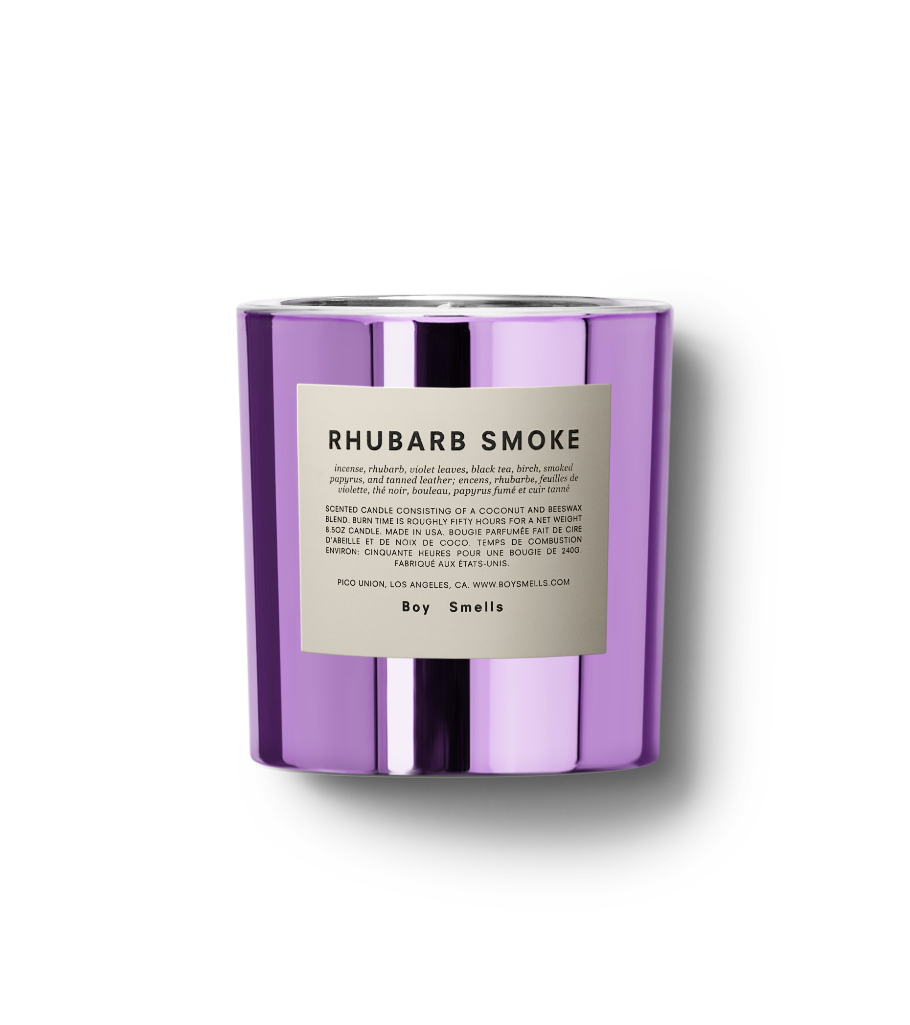 RHUBARB SMOKE 煙燻紫羅蘭 香氛蠟燭 - Boy Smells