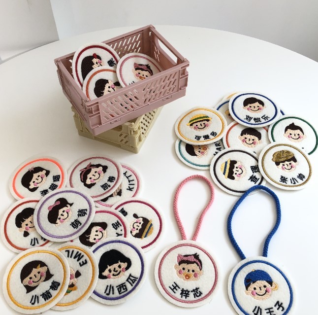 Korea 客製可愛防水姓名掛牌1