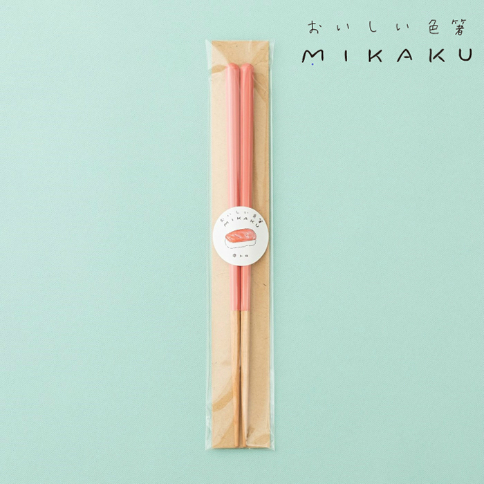 MIKAKU Chopsticks pink｜ohashi tadashi shouten