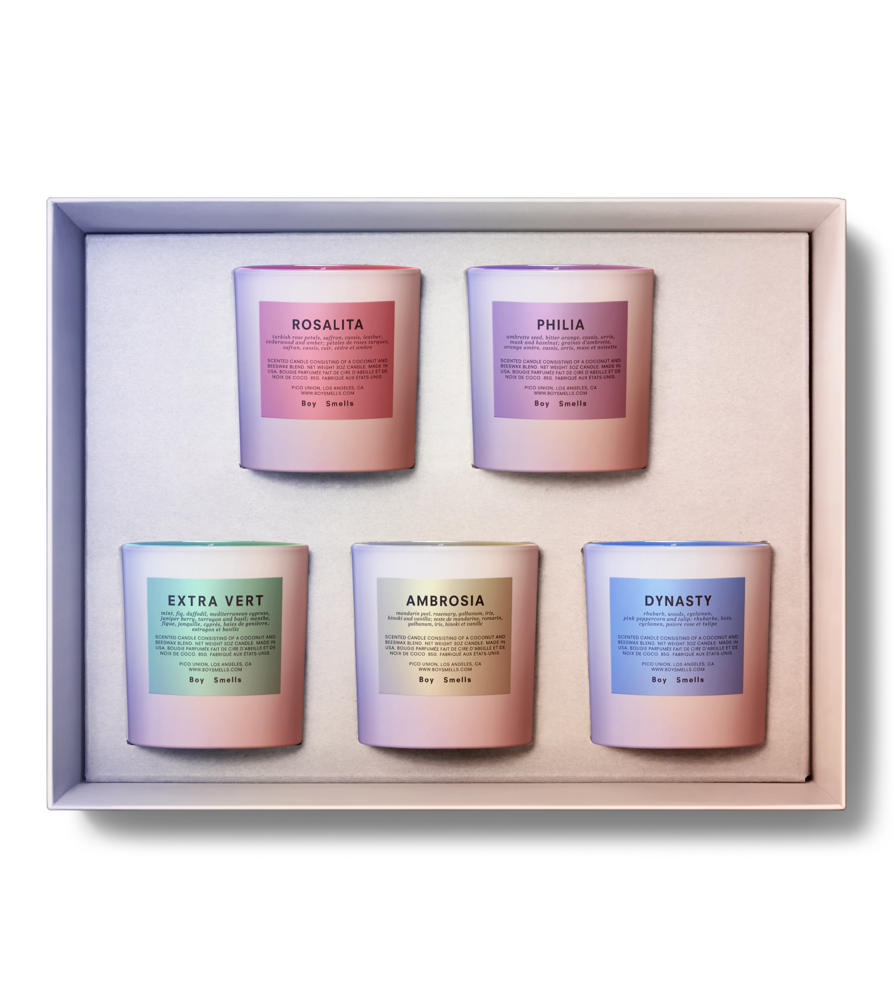 PRIDE驕傲系列 迷你蠟燭5入組 - Boy Smells