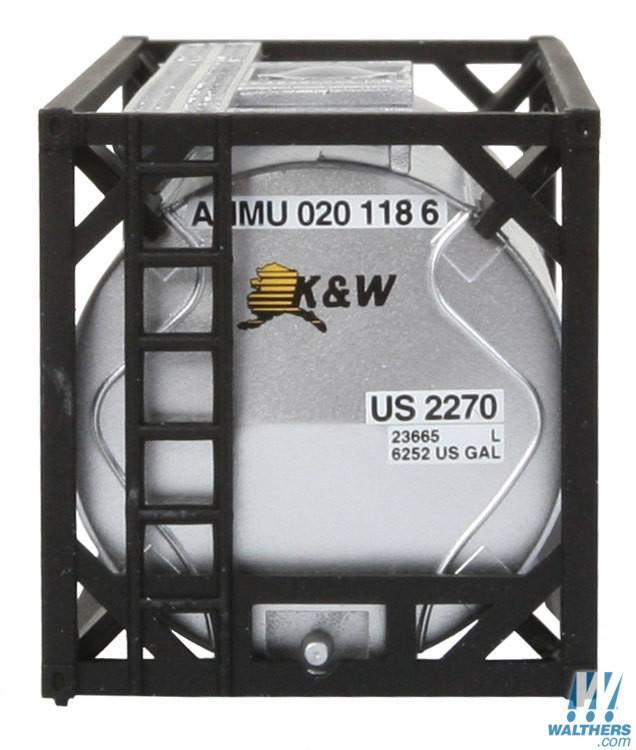 SceneMaster 949-8102 HO規 K&W  Tank Container 20呎 貨櫃 套件