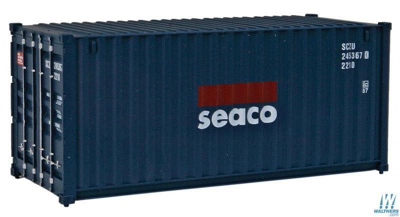 SceneMaster 949-8054 HO規 Seaco 20呎 貨櫃 深藍