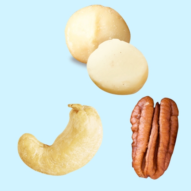 3合1混合堅果:夏威夷果+胡桃+腰果