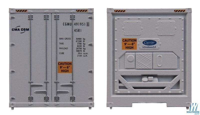 SceneMaster 949-8357 HO規 CMA CGM 40呎 冷凍貨櫃