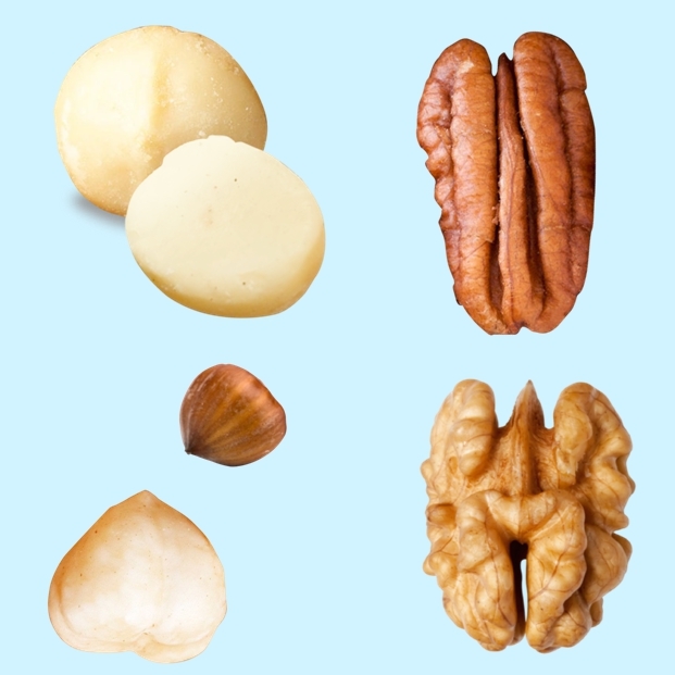 4合1混合堅果:夏威夷果+胡桃+榛果+核桃