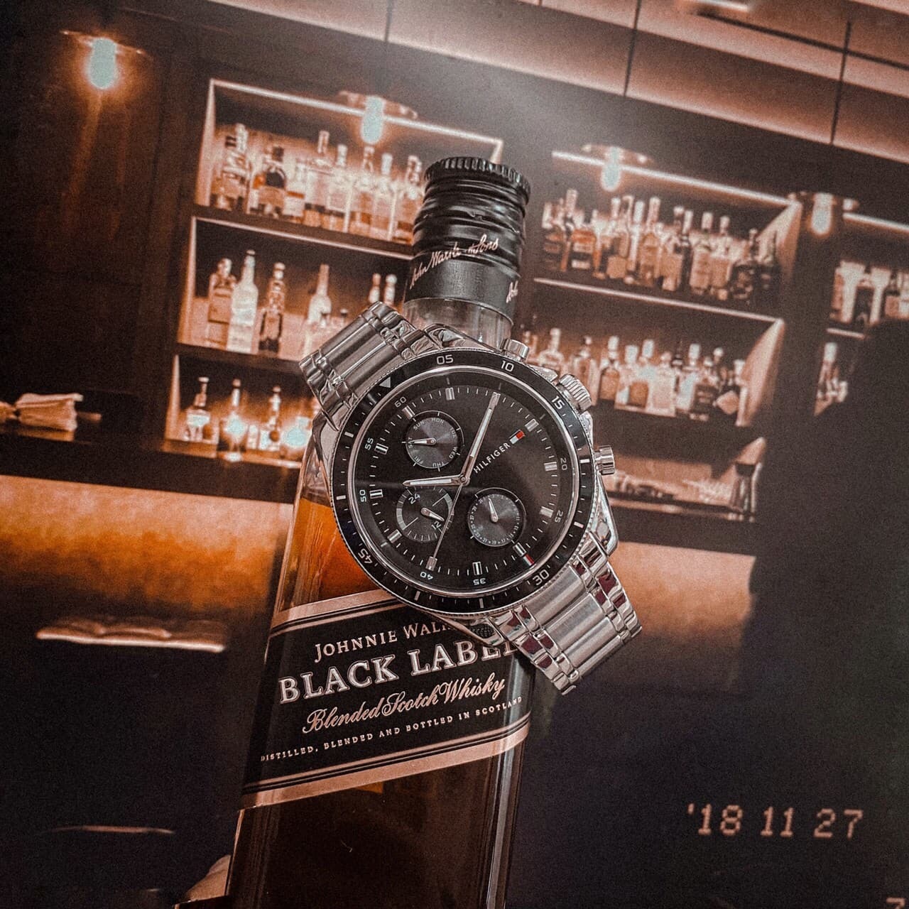 【Tommy Hilfiger】時尚三眼男錶 1791835/ 棕色皮革三眼男士錶 1791837 44mm 現代鐘錶