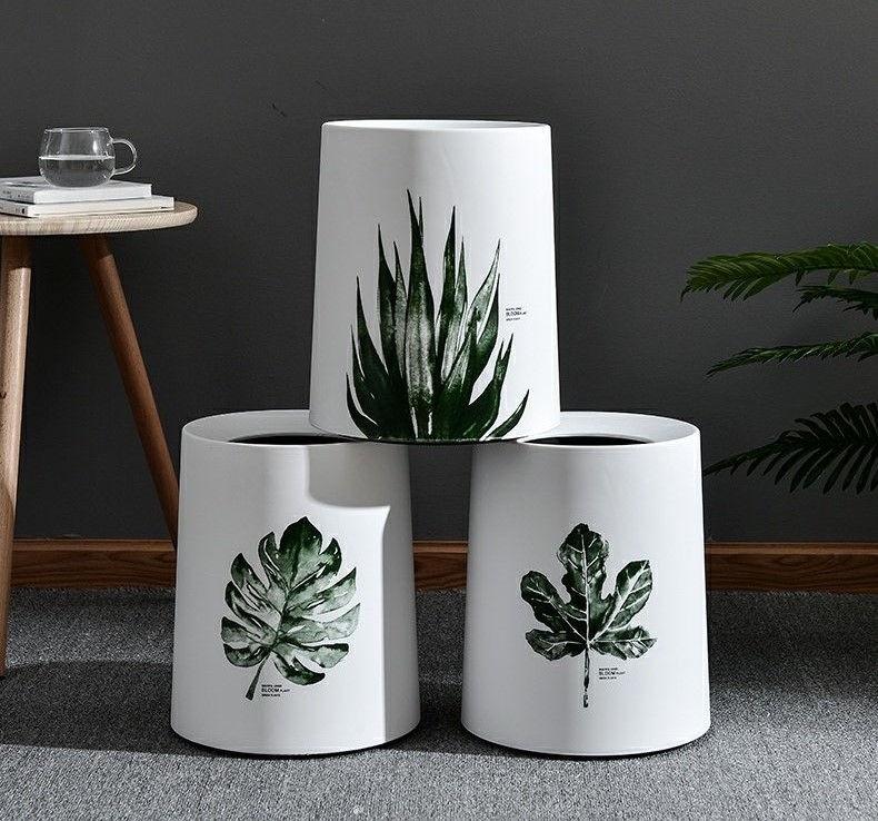 北歐風簡創意雙層垃圾桶