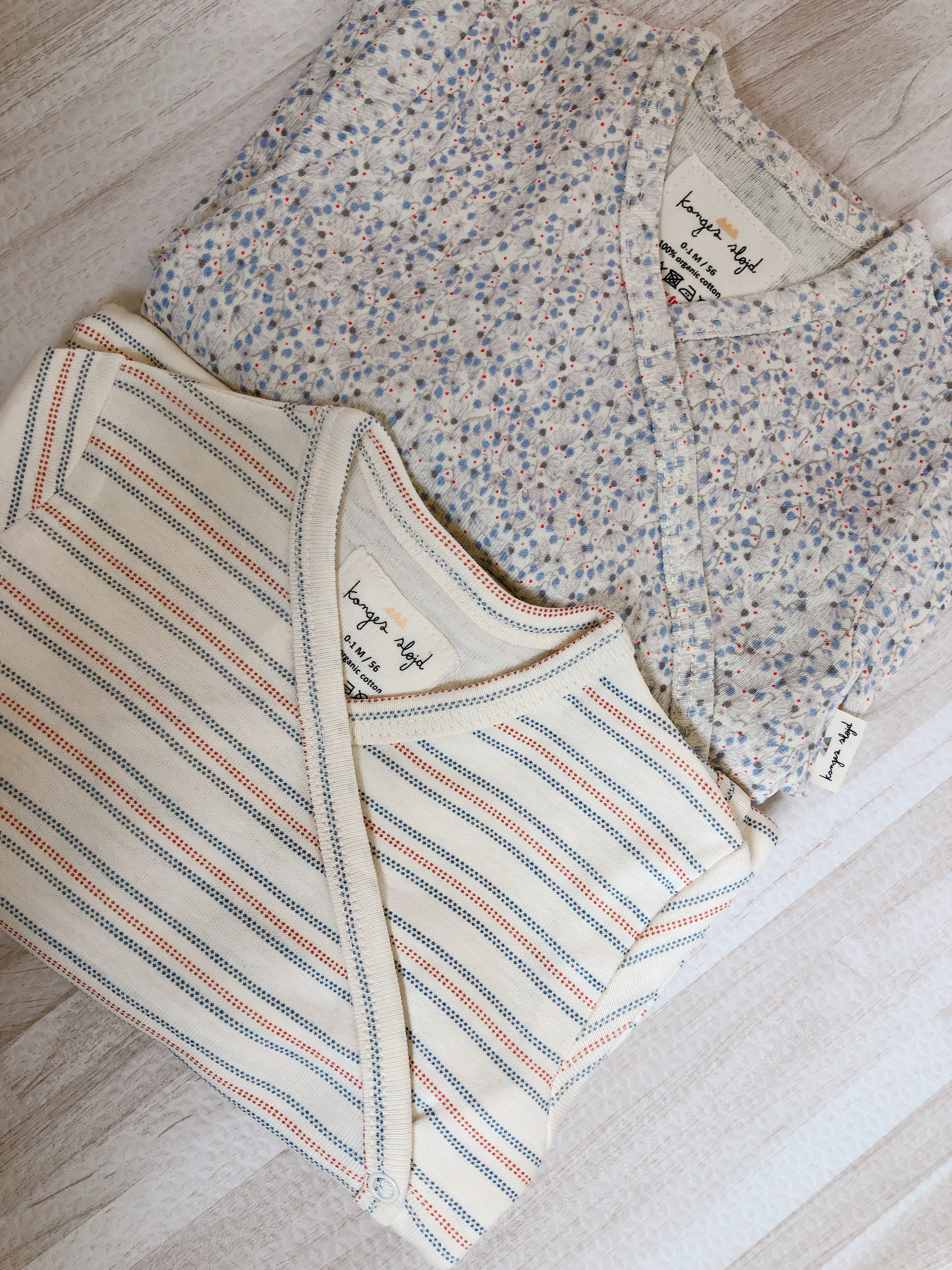 Konges Sløjd-新生兒連身衣-VINTAGE STRIPE