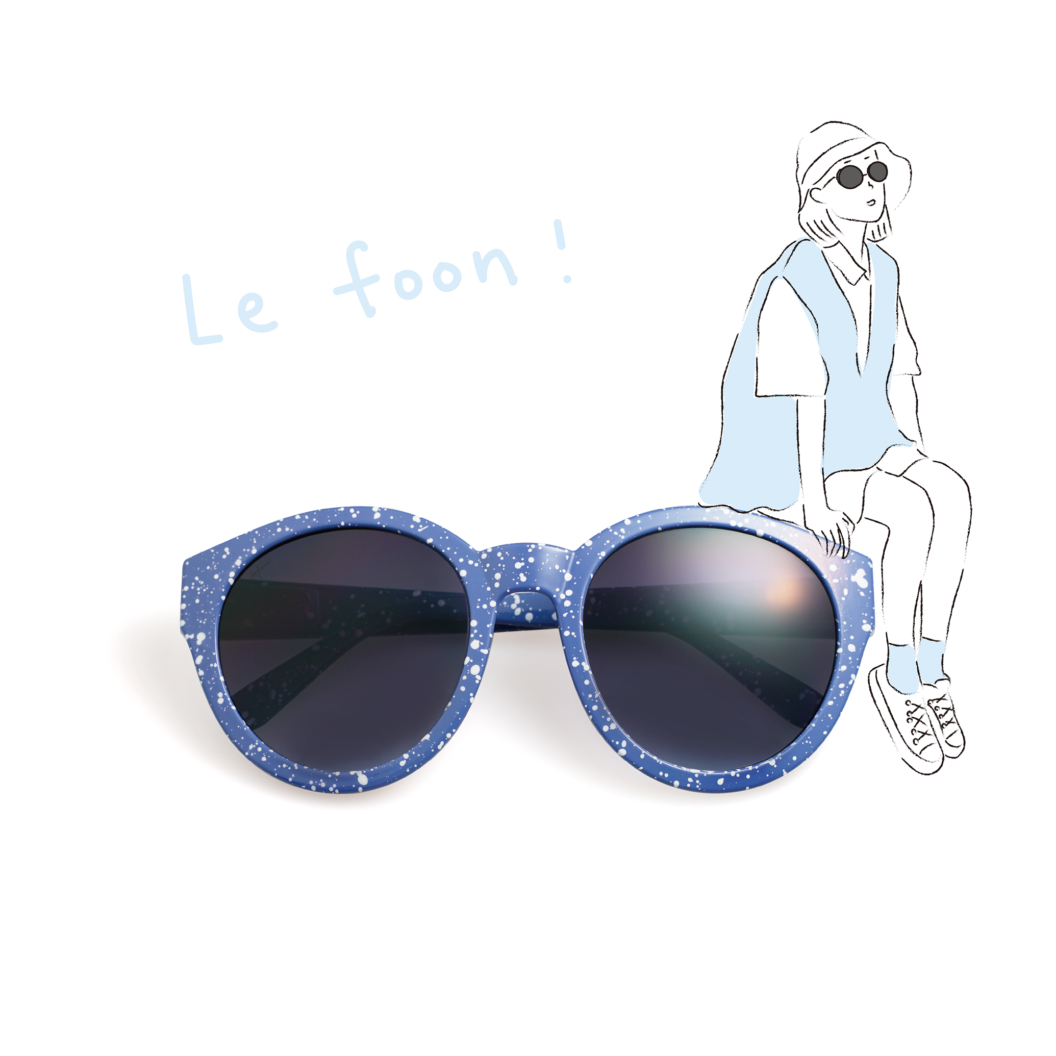 splash ink art _ parent-child 成人款  坦桑尼亞藍