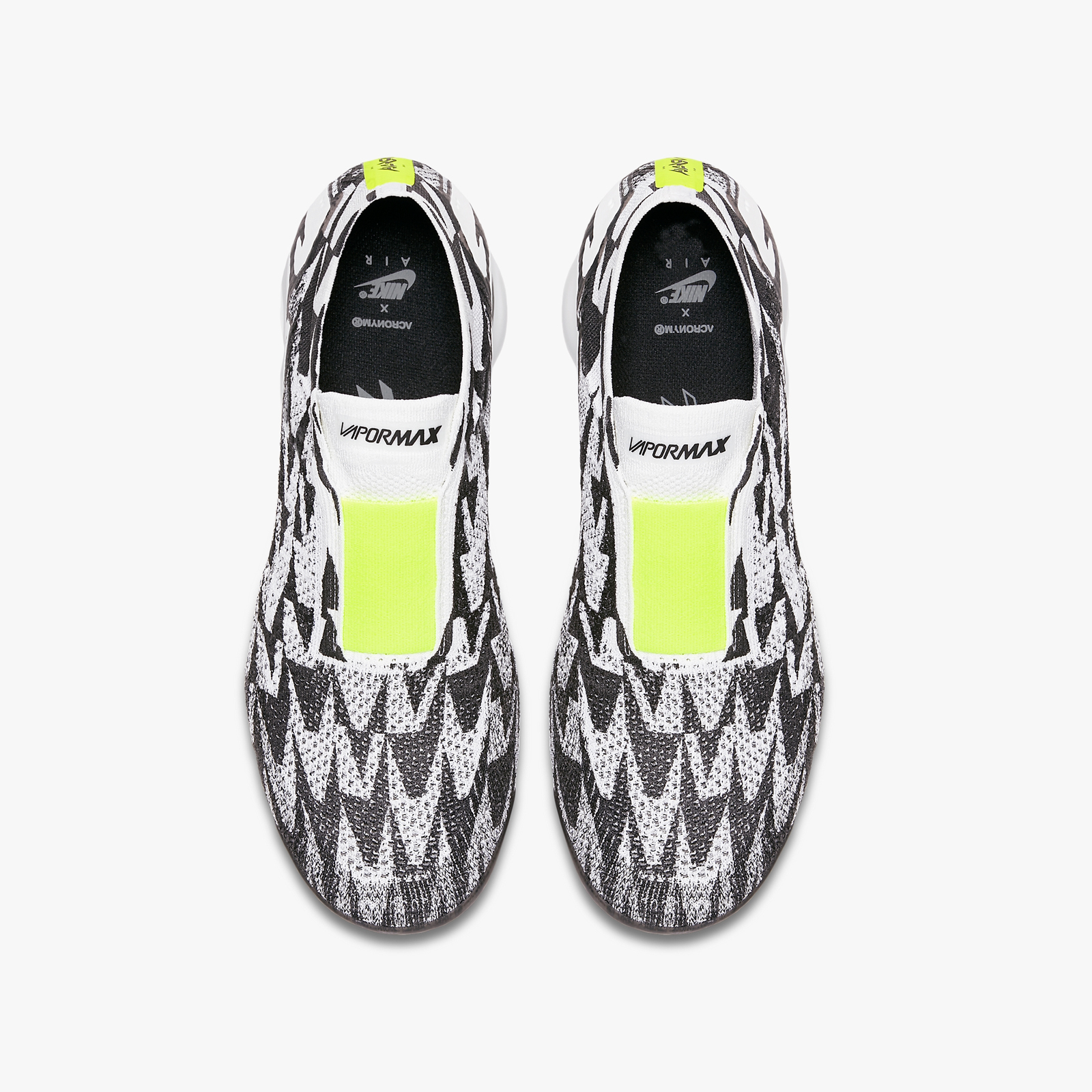 ACRONYM X AIR VAPORMAX MOC 2 '' LIGHT BONE '' 聯名款黑白AQ