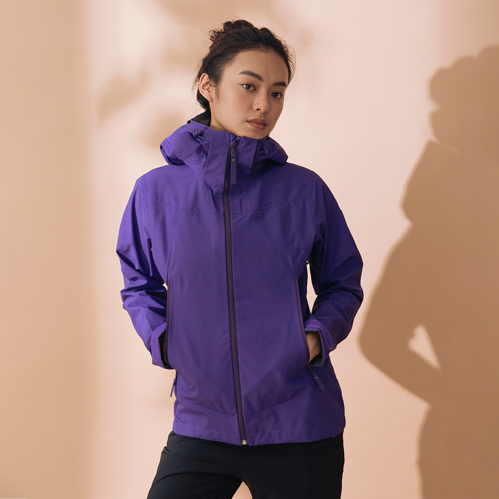 【EIDER】女專業Gore-tex 3L 防水連帽外套 / 20EIV5224 - 葡萄紫