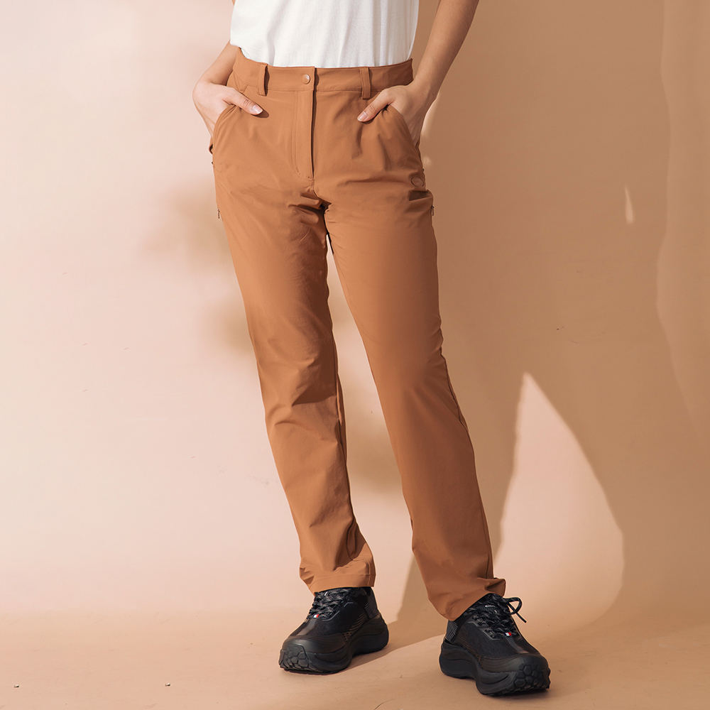 【EIDER】女彈性多功能排汗透氣長褲 / 9EIV2981-[棕]