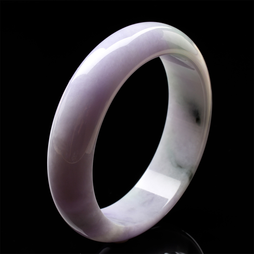 【雅紅珠寶】天然春帶彩冰糯種翡翠玉鐲-寬版-#19-妙齡馳譽-B0036