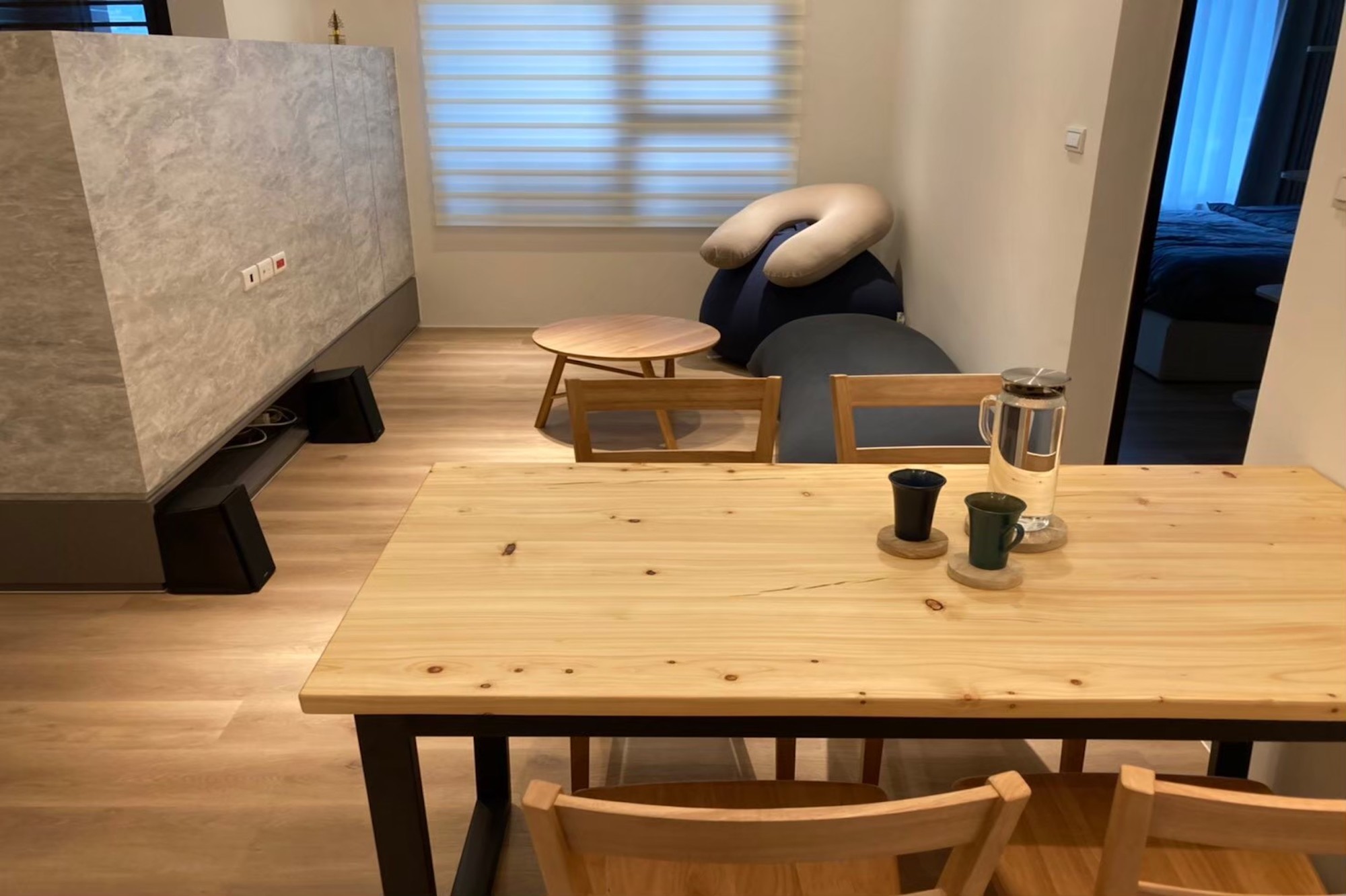 木節餐桌, 日本檜木, 日本檜木餐桌, 自然風餐桌, 實木餐桌, 原木餐桌