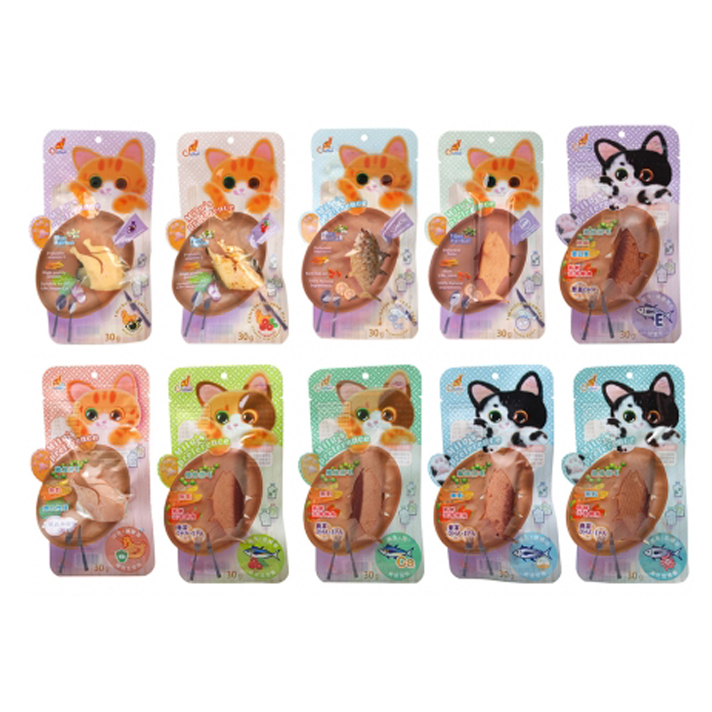 CatFeet 咪嚕最愛好吃肉塊30g 肉條零食 貓零食