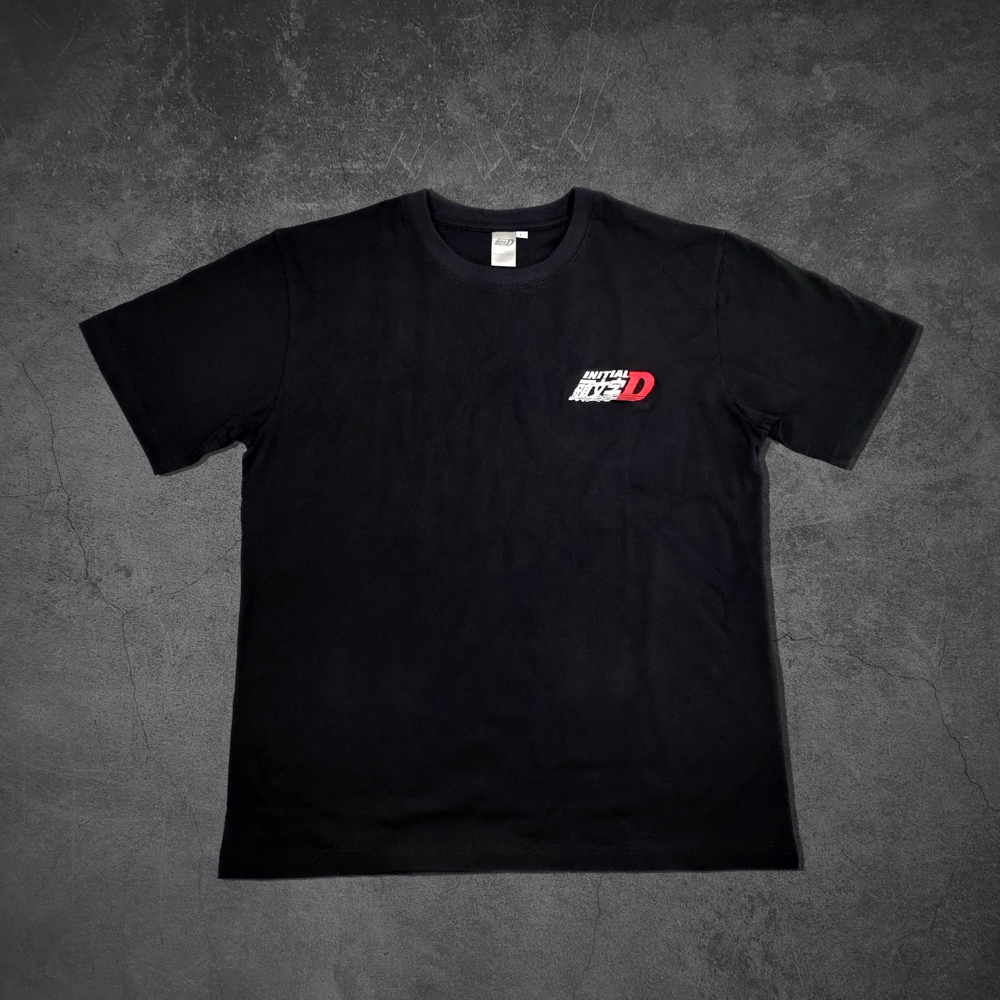 頭文字D-短袖T-shirt-藤原豆腐店-黑