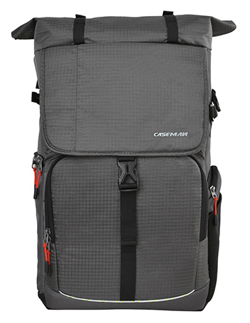 【Caseman卡斯曼】CP300N 指南者系列 雙肩攝影背包 (黑/灰)