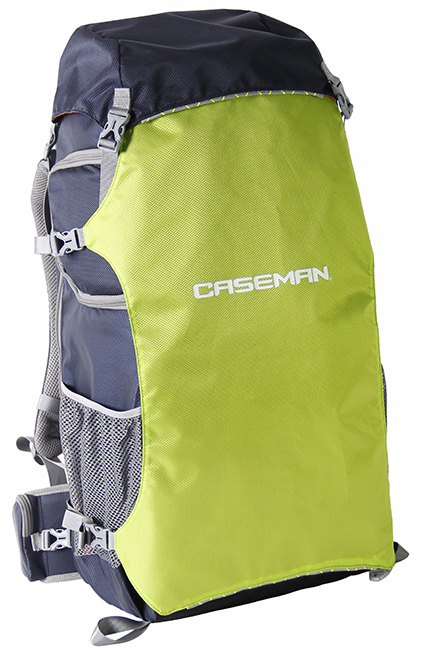 【Caseman卡斯曼】AOB6 戶外登山系列 雙肩攝影背包 (青檸/橙)