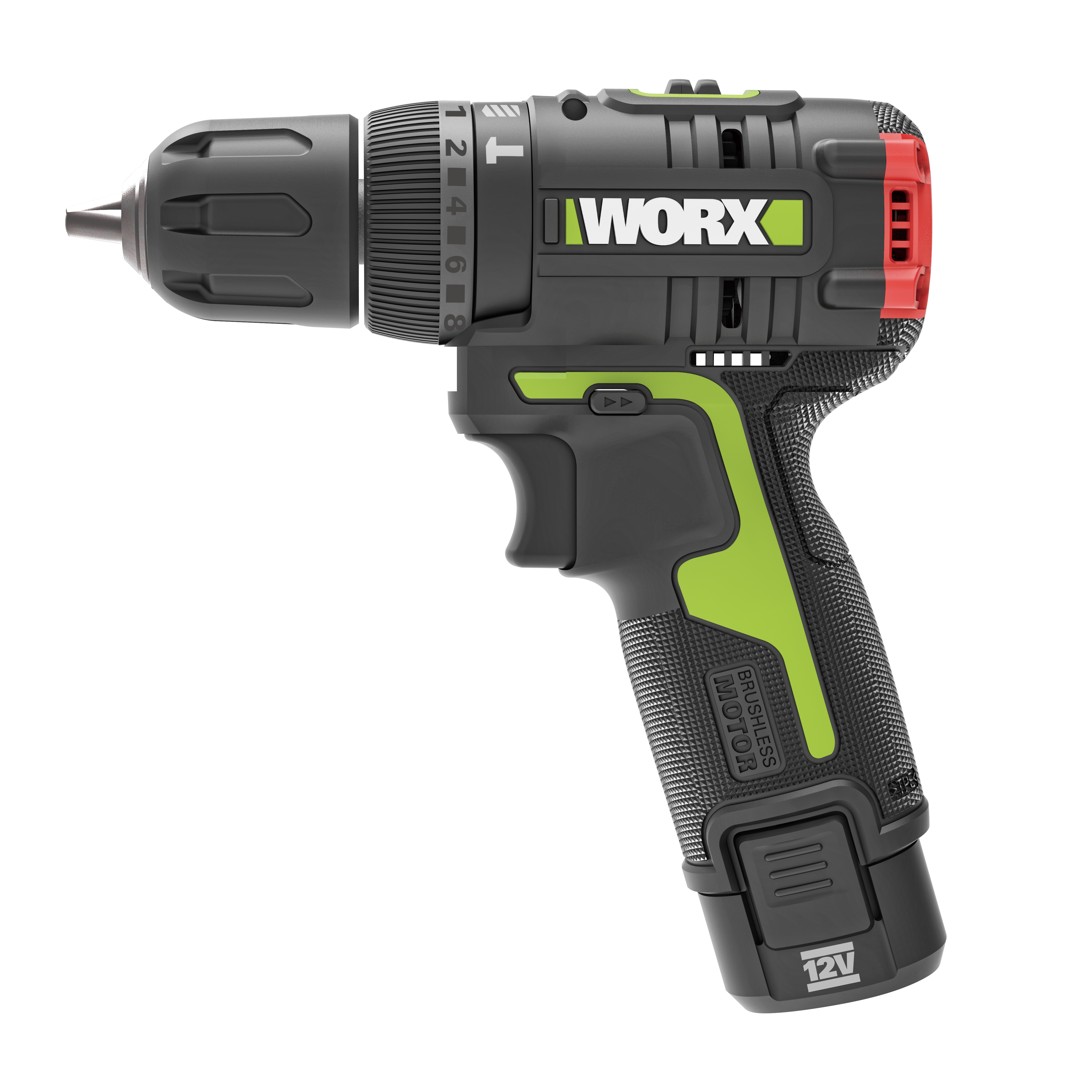 WORX WU131X.4 10mm鋰電無碳雙速衝擊電鑽