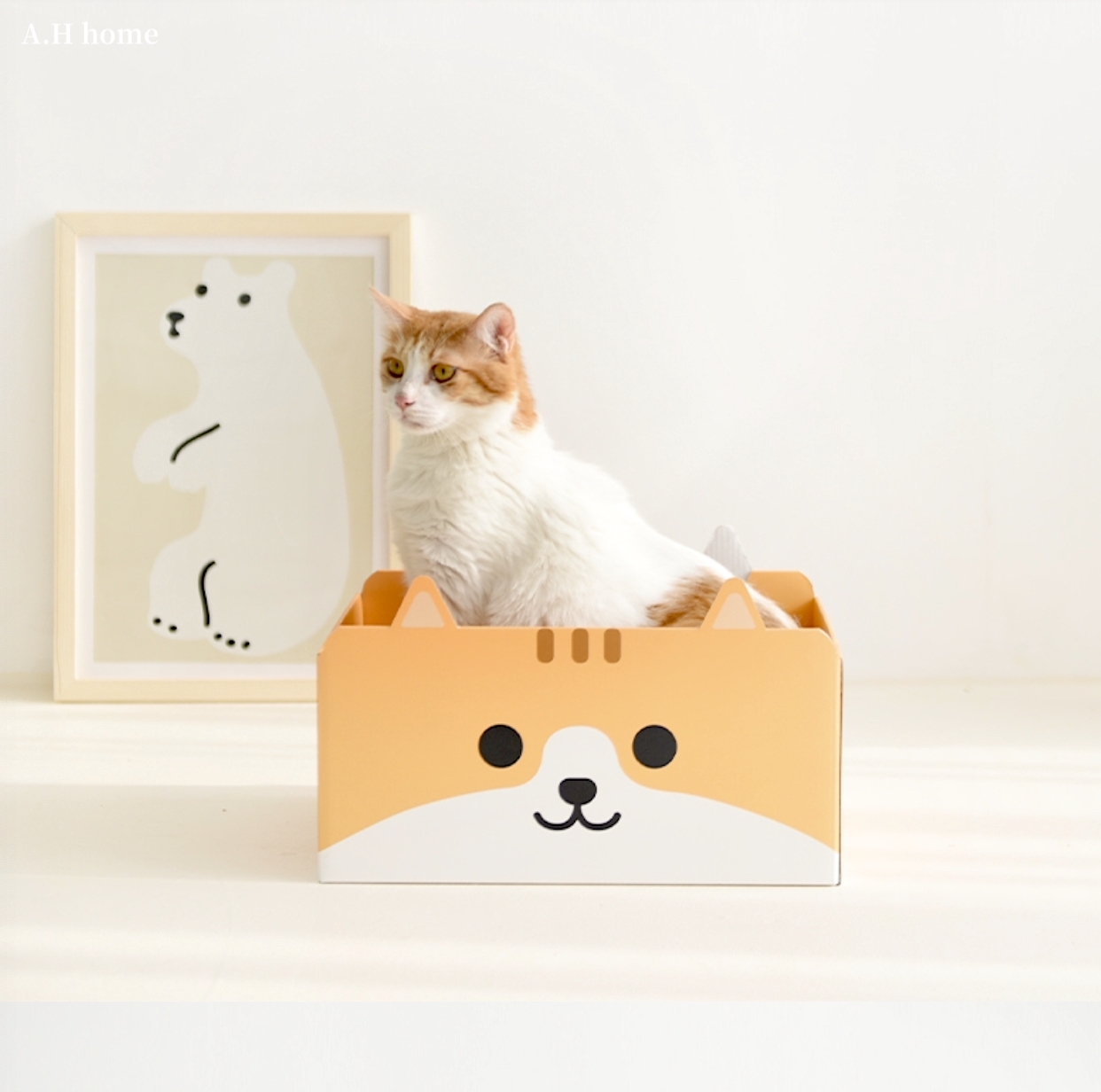 【ＡＨ406】貓咪超厚紙板不掉屑貓抓窩