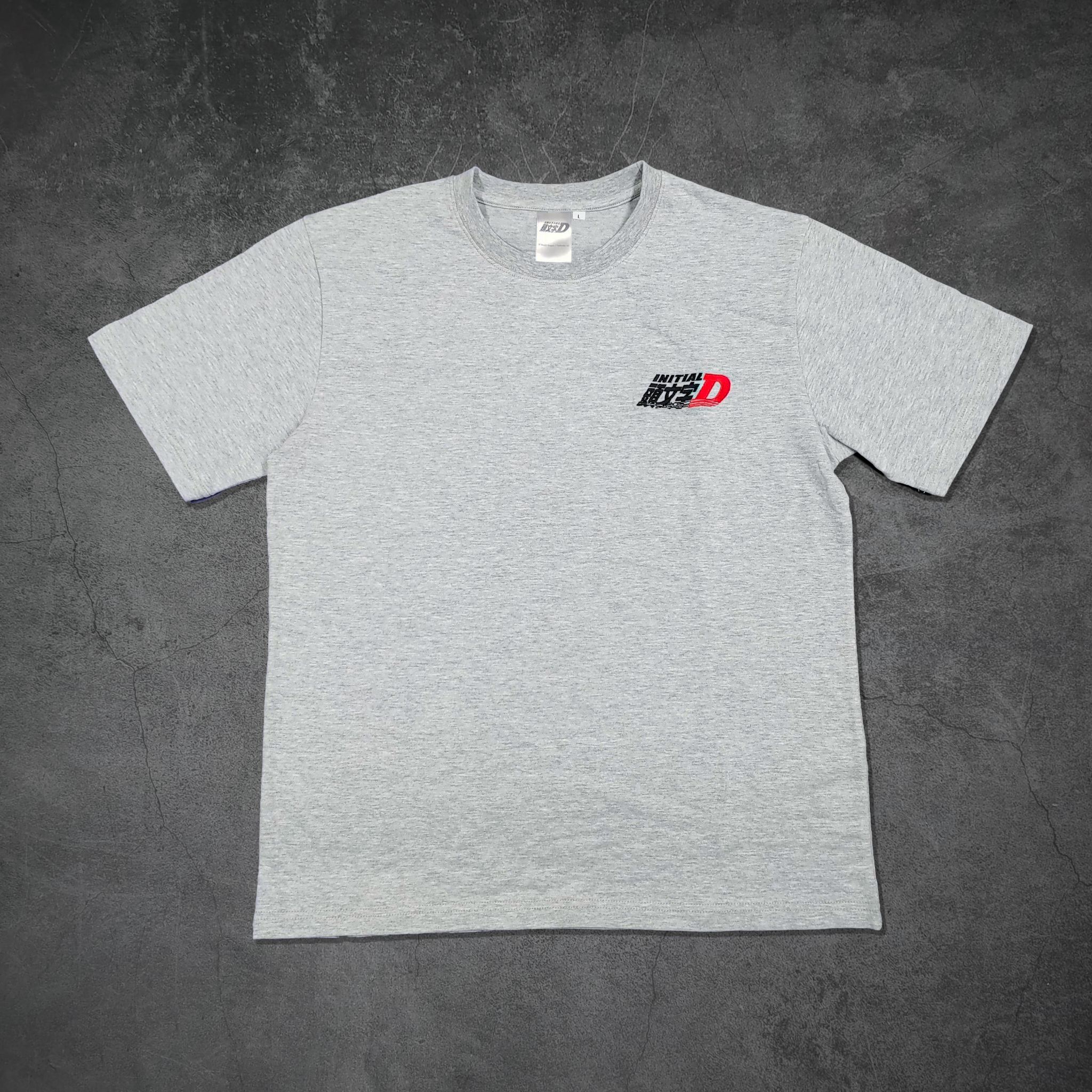 頭文字D-短袖T-shirt-藤原豆腐店-灰