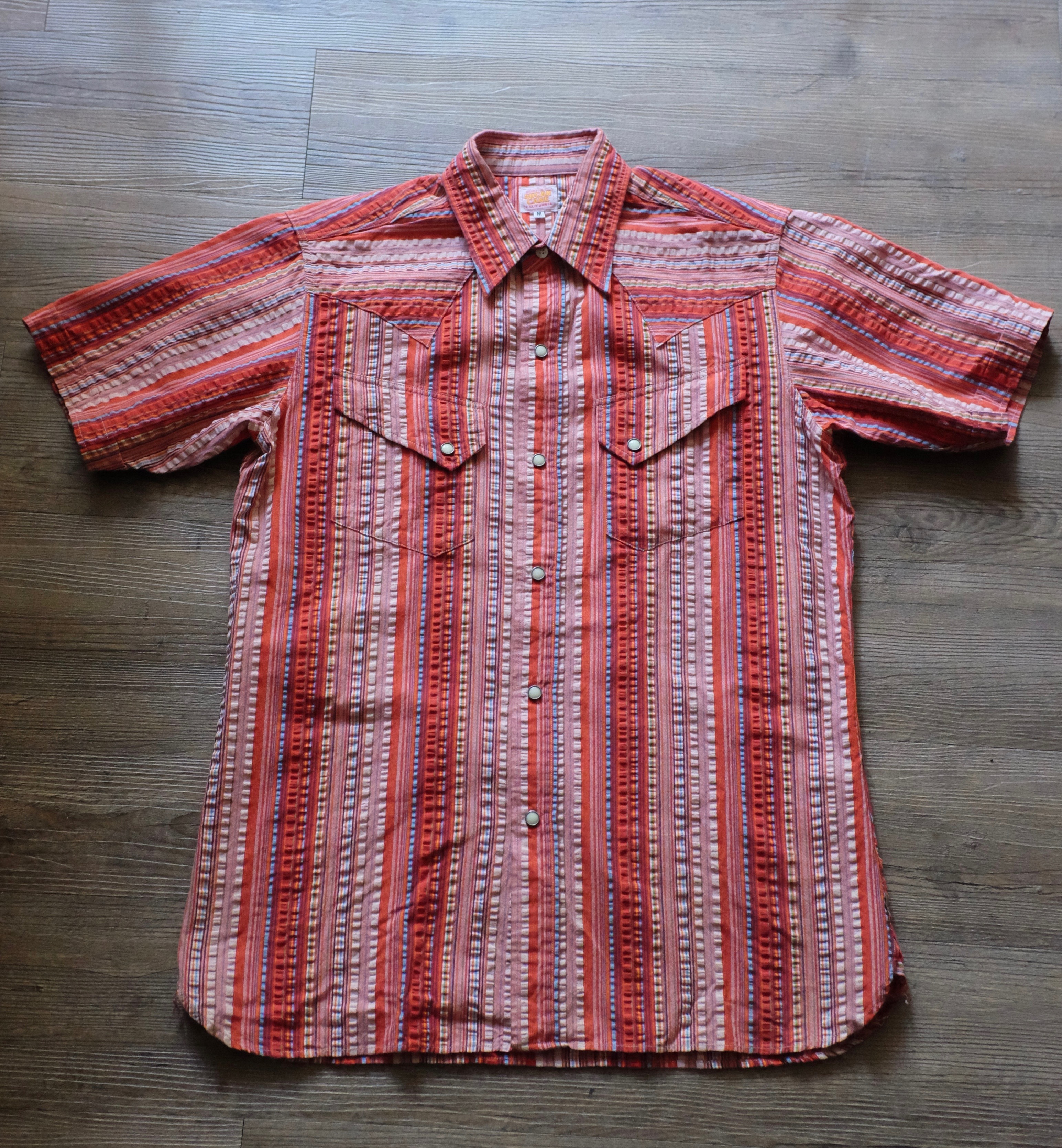 SUGAR CANE SUMMER Western Shirt / Red