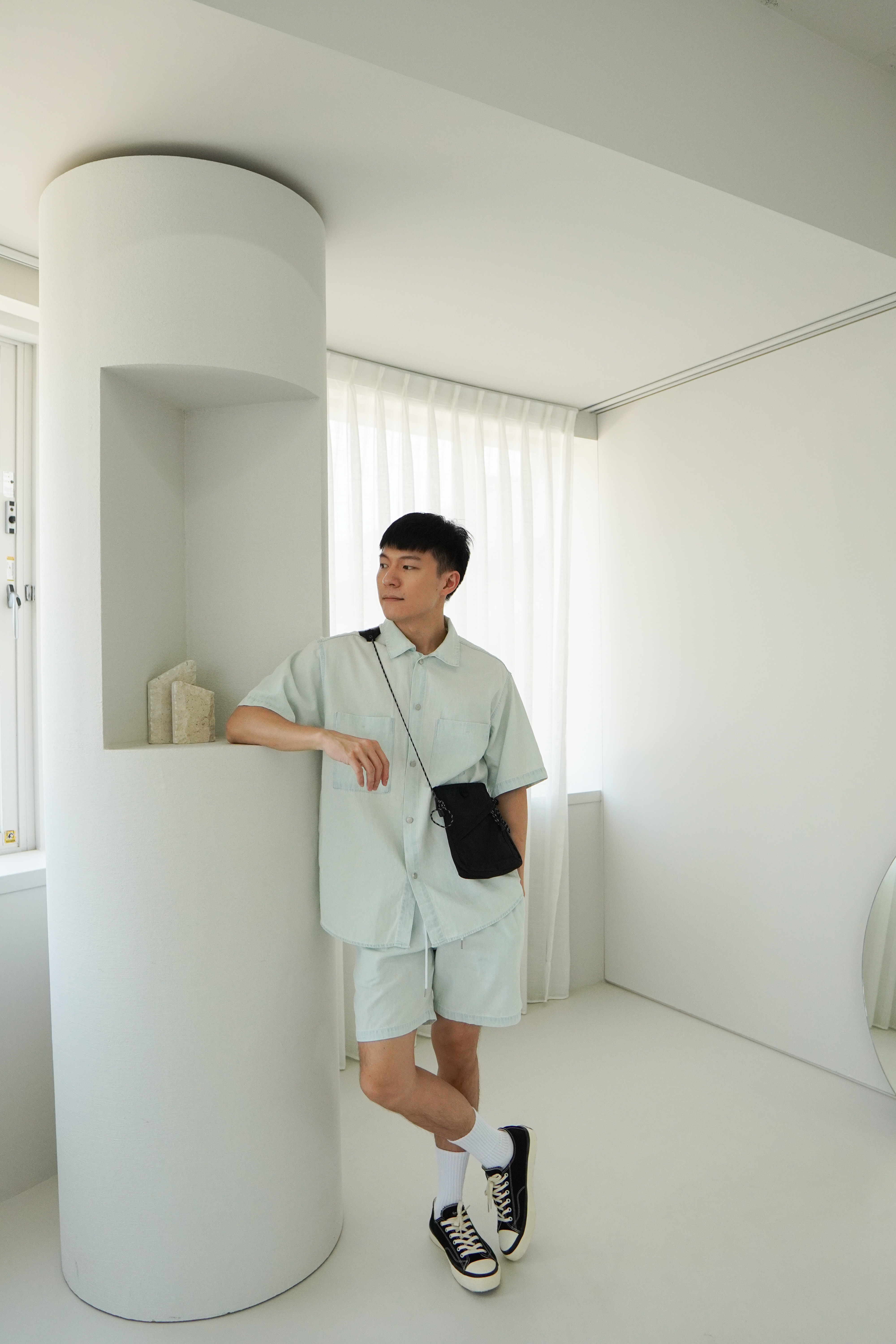 現貨｜（unisex）薄牛仔清爽套裝