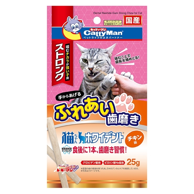CattyMan 貓用潔齒棒．雞肉味25g