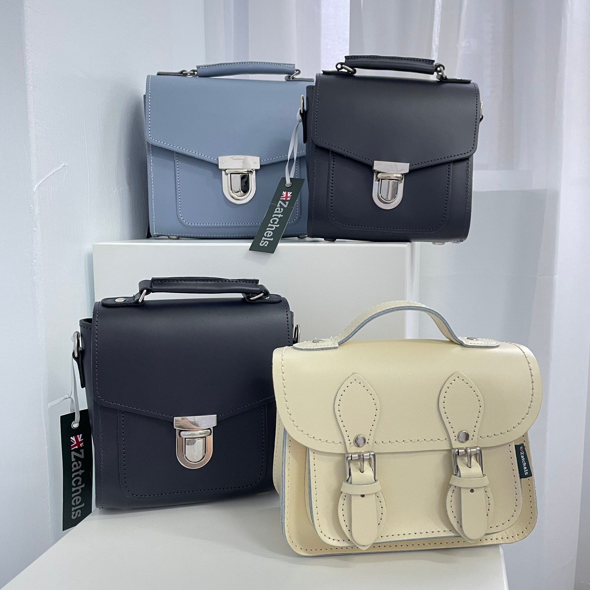 英國 Zatchels 經典方糖包 劍橋包