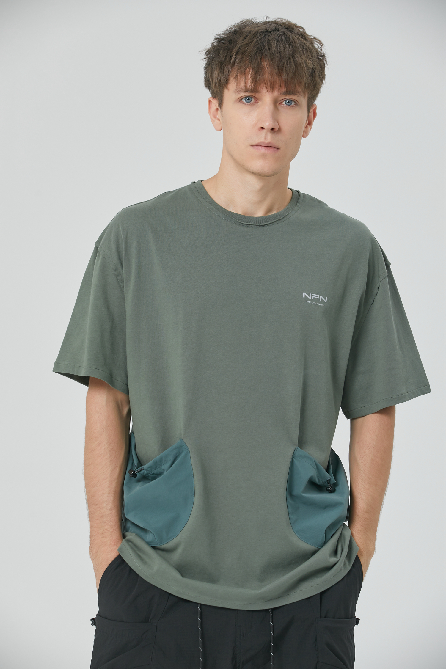 [現貨] NINE POINT NINE PEEK TEE (OLIVE)