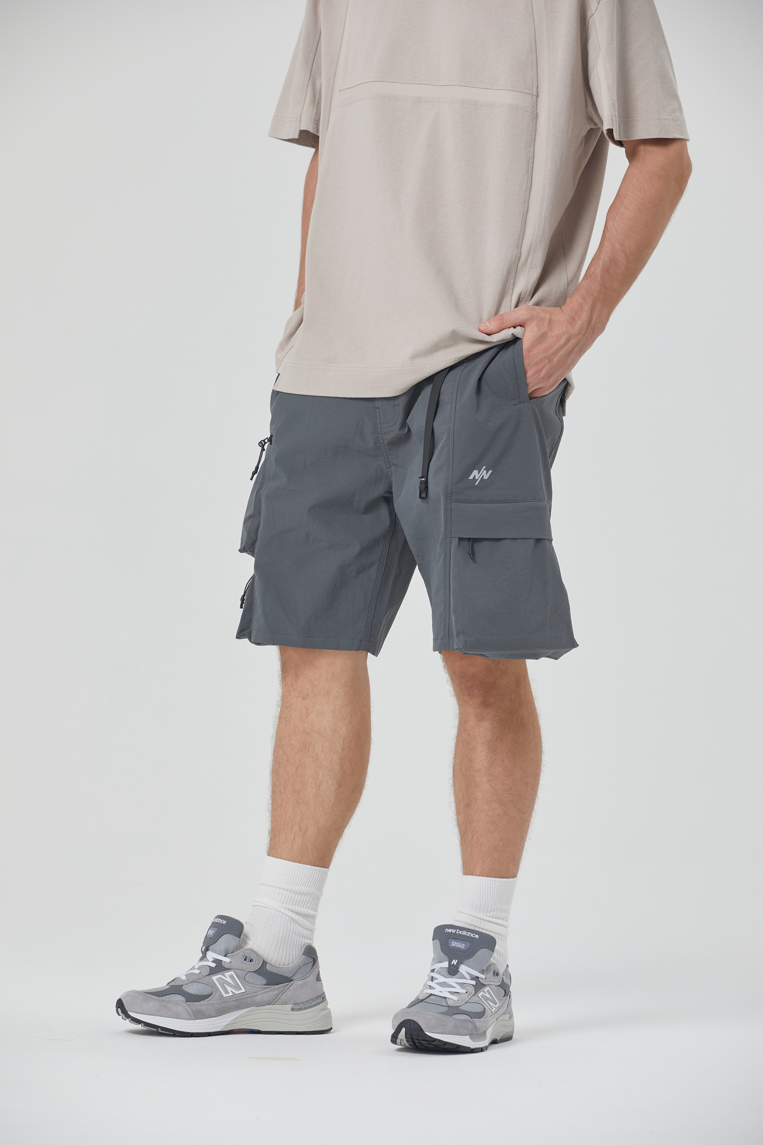 [現貨] NINE POINT NINE EXPERT SHORTS (GREY)