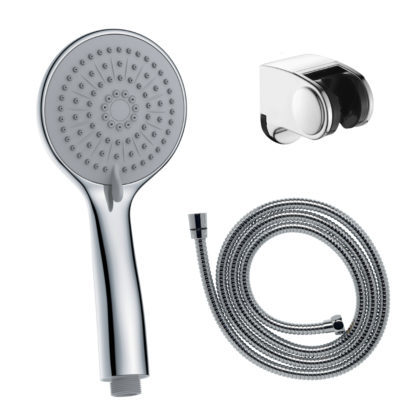 H&H FJS06大面積3擋蓮蓬頭3件組