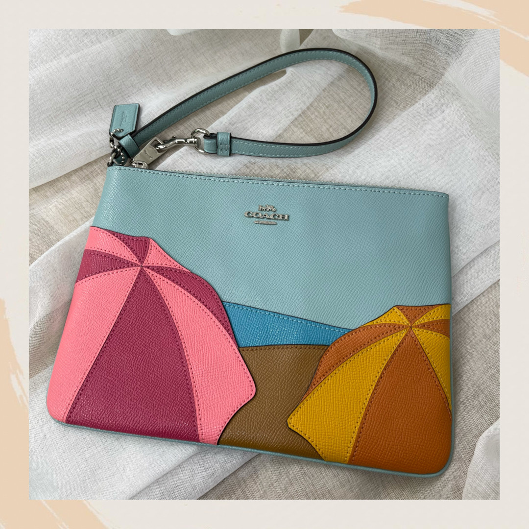【名牌代購】COACH GALLERY POUCH WITH UMBRELLA MOTIF #2367/SVMVX