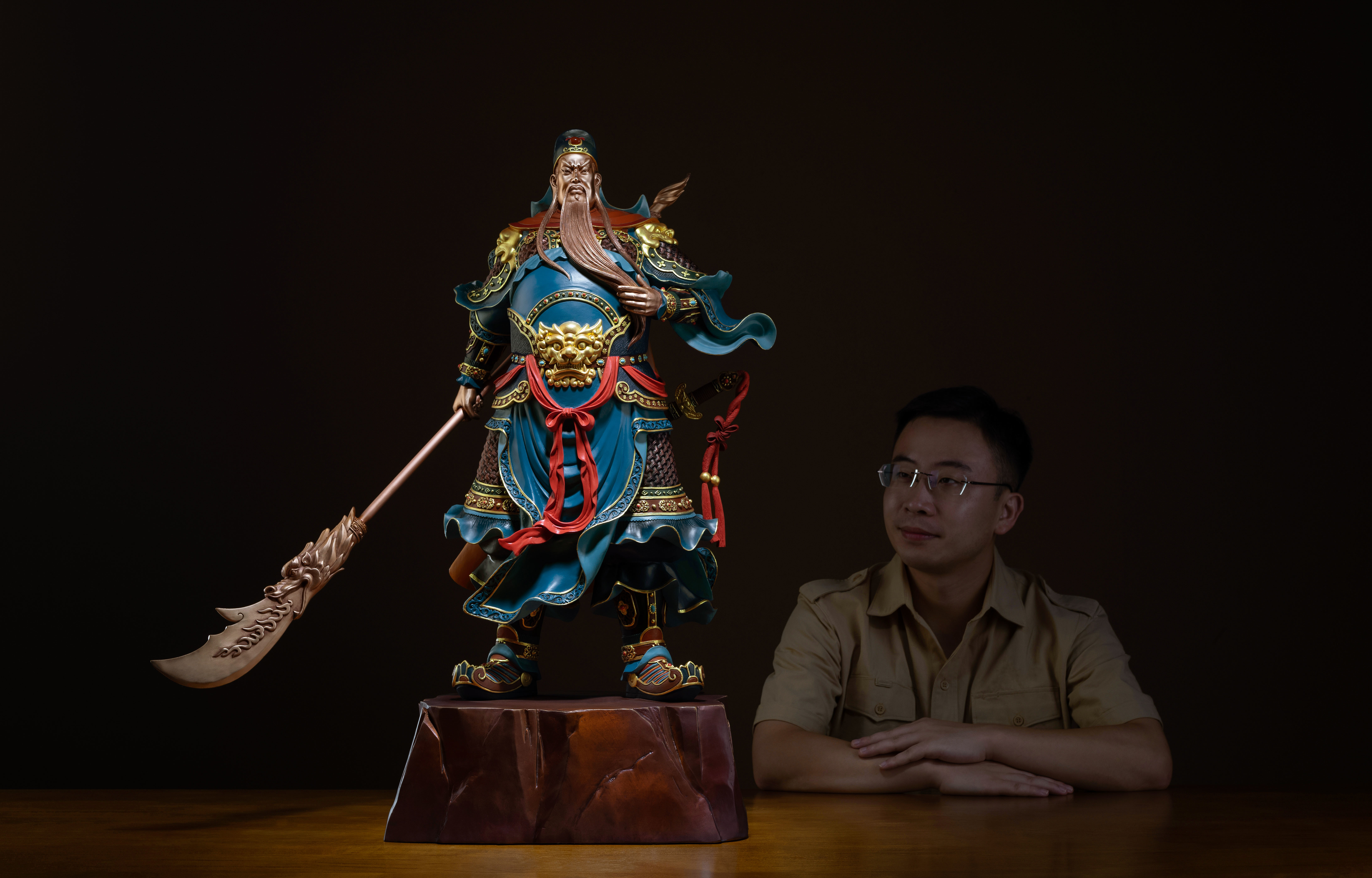 武聖關公．武財神(彩繪青銅版)◇已停產◇