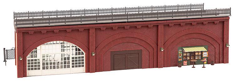 Faller 120571 HO scale, Arcades with shops and interior equipment