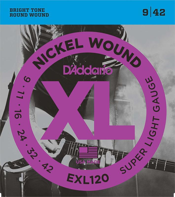 D'addario EXL120/EXL120BT (09-42)電吉他弦