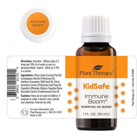 美國Plant Therapy Immune Boom KidSafe® 增強免疫系統精油- 30ml