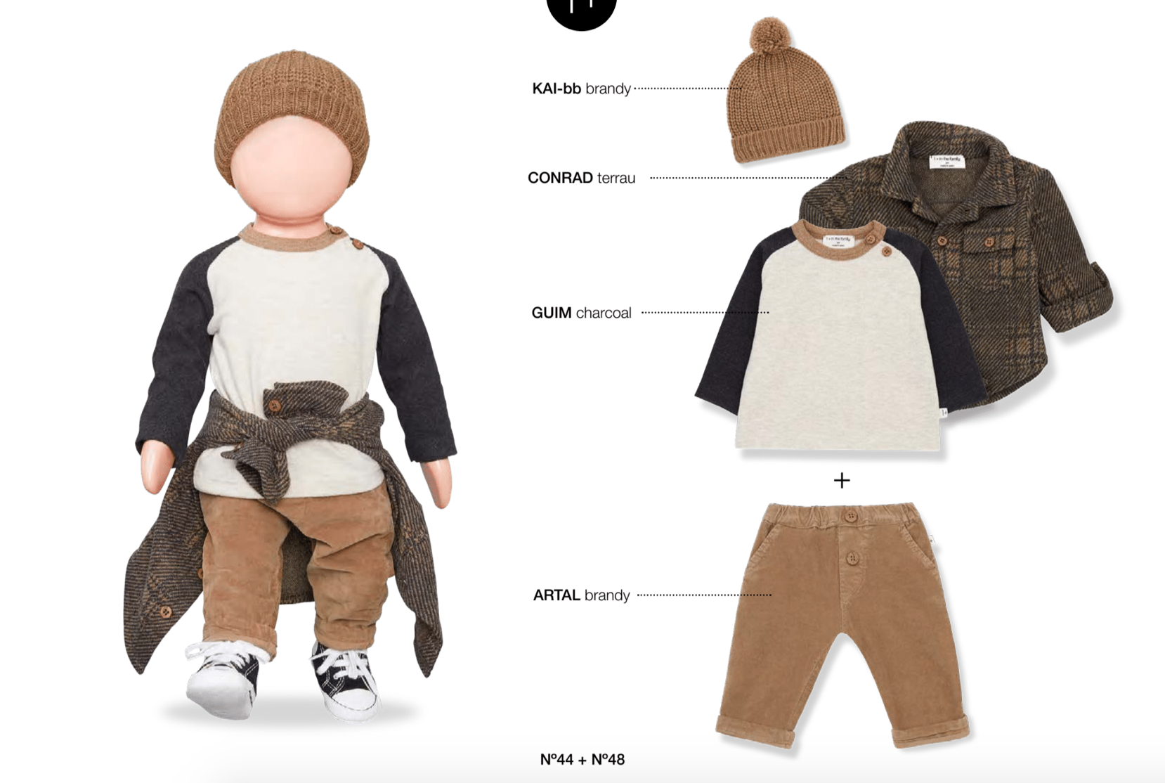 1+ IN THE FAMILY - Kai（Charcoal）