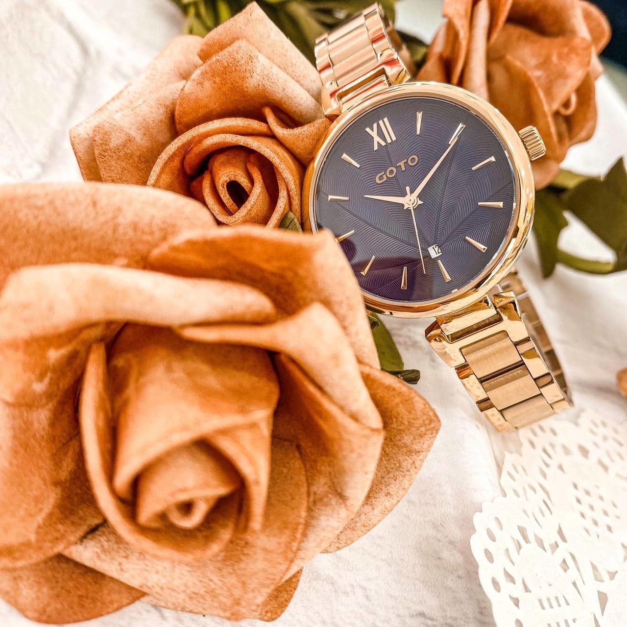 【GOTO】Peacock series GS0098L-44-B41 33mm Modern Watch