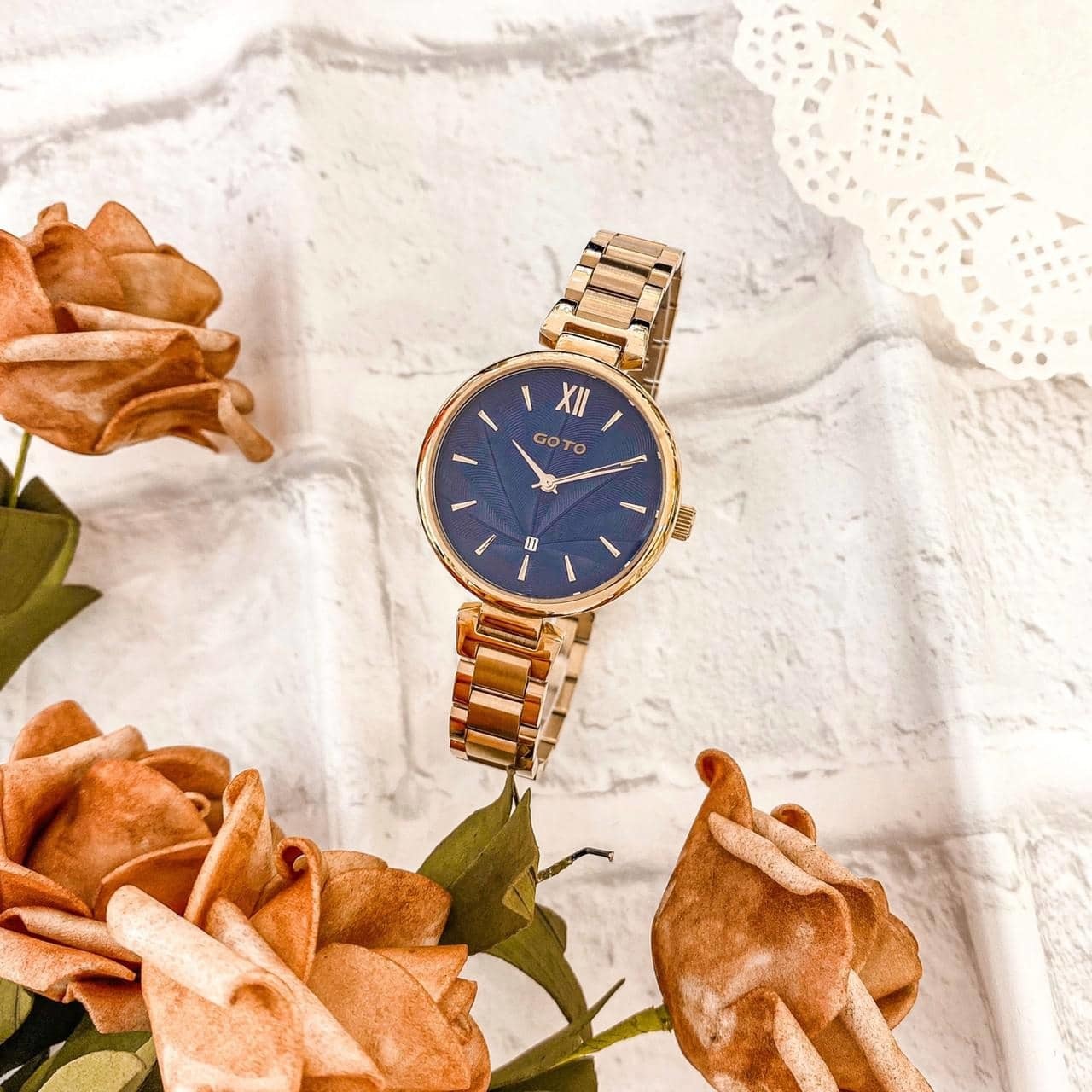 【GOTO】Peacock series GS0098L-44-B41 33mm Modern Watch