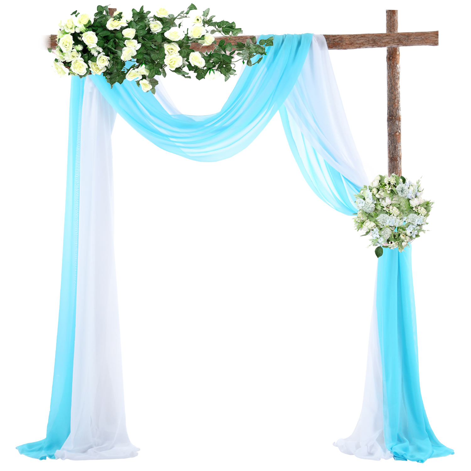 Wedding Curtains Arch Draping Fabric Ceremony Backdrop