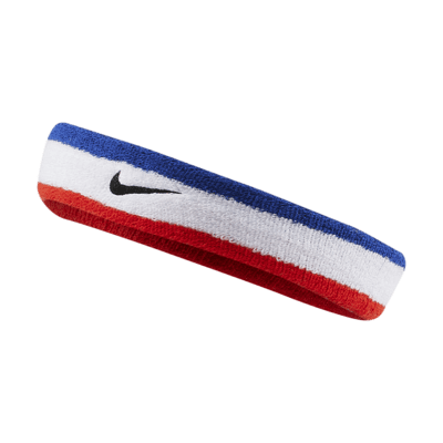 Nike Swoosh Headband 運動頭帶 訓練頭帶 運動 吸汗 透氣 舒適 藍白紅色 AC2285-620 [EW]