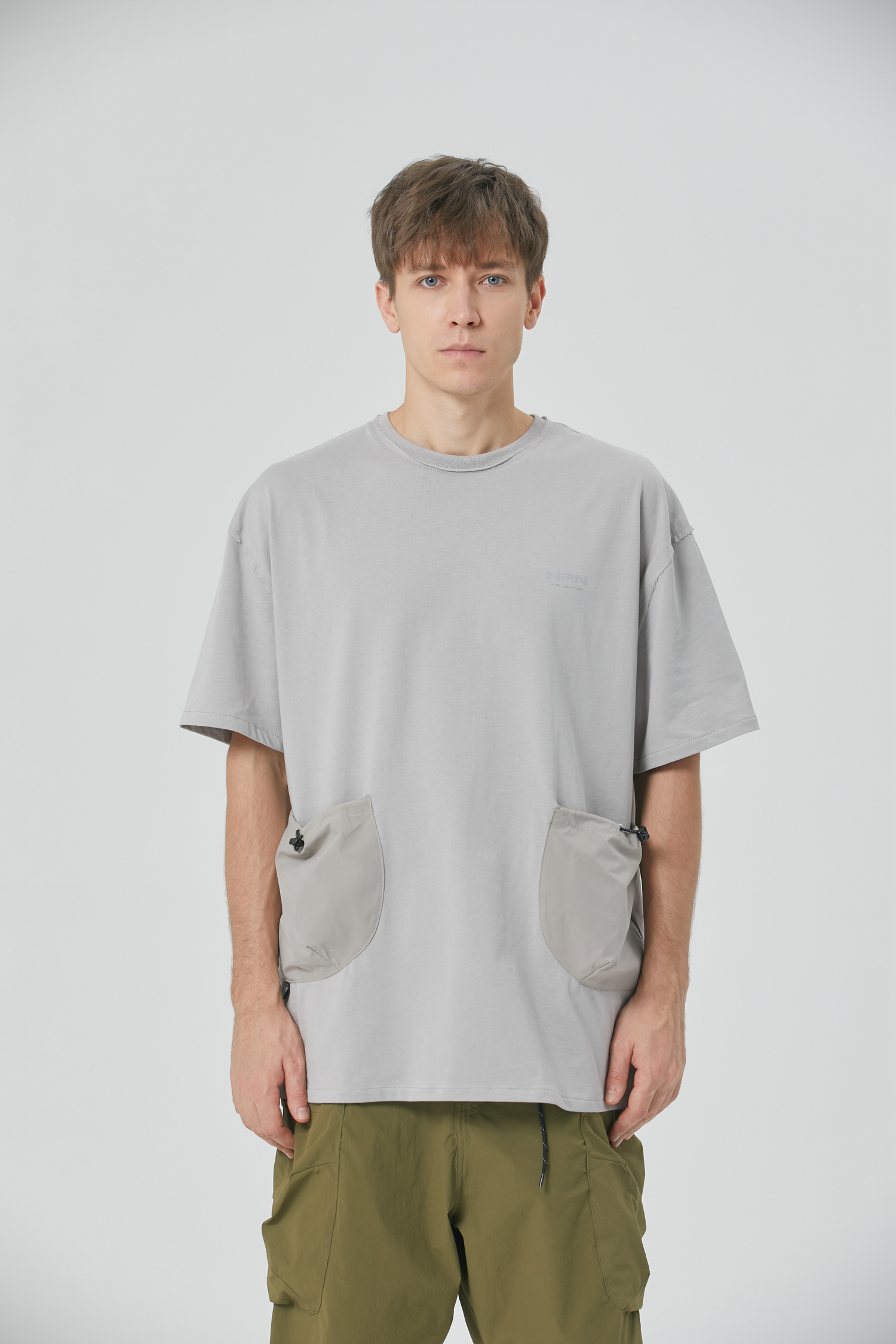 [現貨] NINE POINT NINE PEEK TEE (GREY)